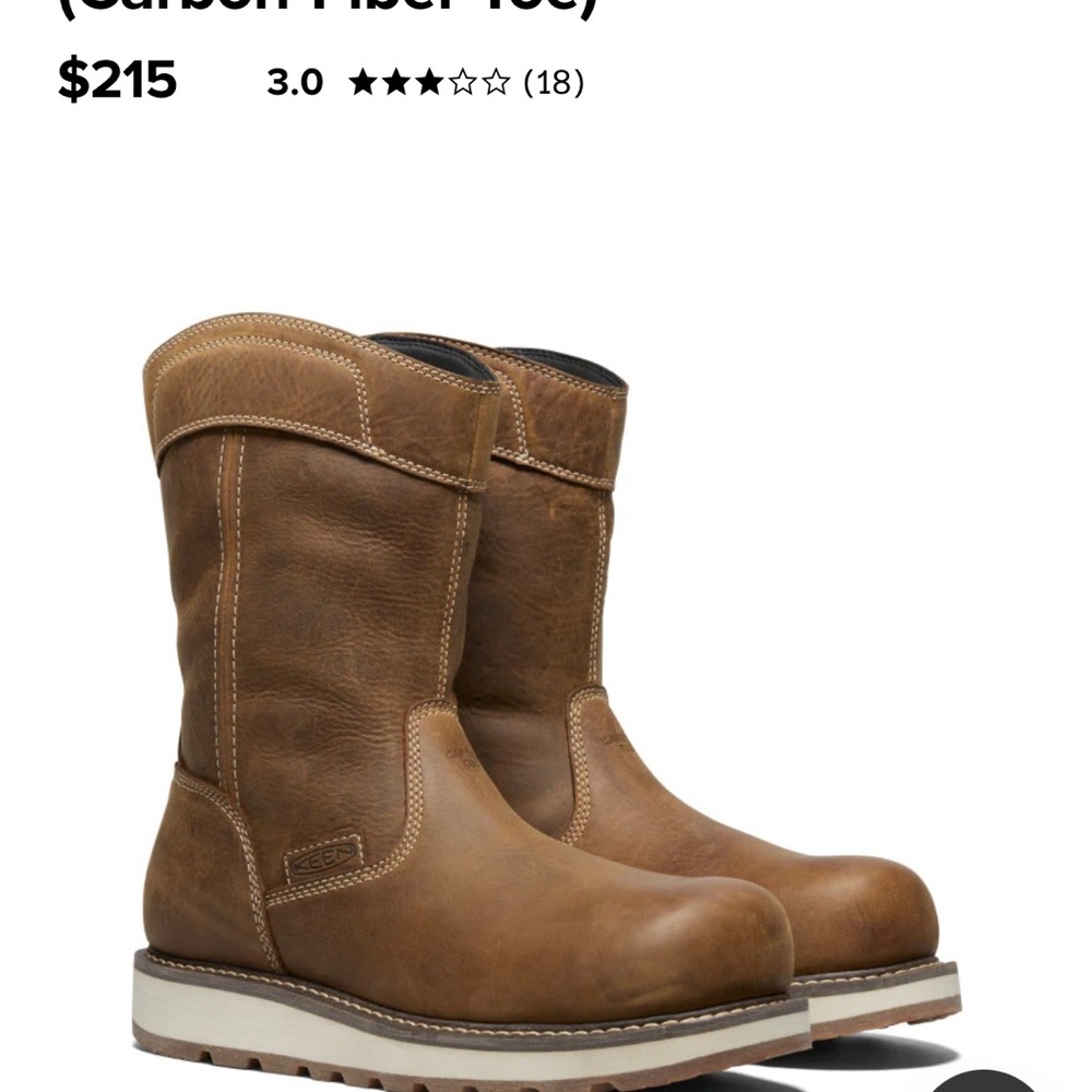 Men’s keen Wellington Carbon toe work boot